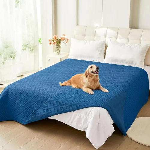 Miniatura 103 de hyha Manta impermeable para perro, manta suave para cama de perro, manta para mascotas, funda de sofá impermeable lavable para perros, fundas Gris