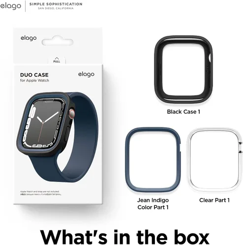 Miniatura 5 de elago Duo - Funda compatible con Apple Watch, protección completa (PC dura + material de TPU), acceso completo a la pantalla