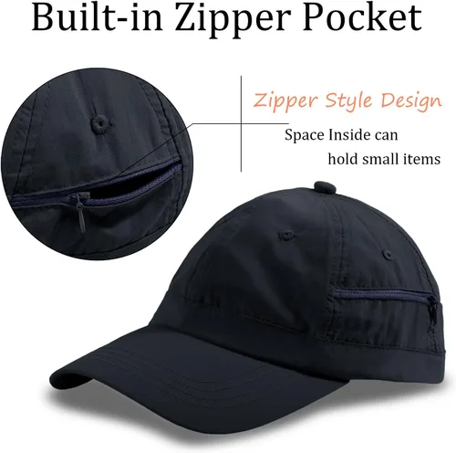 Miniatura 54 de Gorra de béisbol impermeable para hombre, sombrero de lluvia plegable para correr al aire libre, sombrero de pesca solar