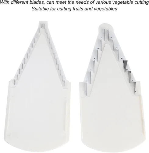 Miniatura 5 de Cortador de mandolina para cocina, picador de verduras ajustable, frutas, rallador de queso, rebanador de papas fritas, rebanador de alimentos
