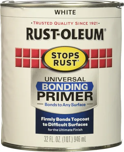 RUST-OLEUM 330494 Cuarto de galón de imprimación universal de adhesión, blanco, 32 onzas líquidas (paquete de 1)