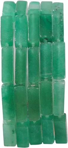 Miniatura 9 de BEADIA Cuentas de tubo de amazonita natural de 0.512 x 0.157 in, 30 cuentas cilíndricas sueltas de semi piedras preciosas para diseño de joyería