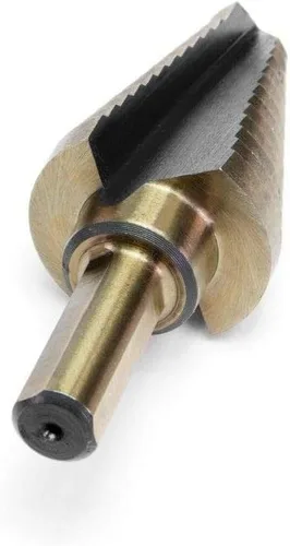 Miniatura 5 de XtremepowerUS Juego de brocas escalonadas de titanio HSS de 9 piezas, tamaño SAE con estuche de almacenamiento