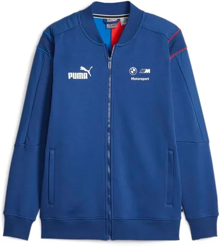 PUMA Bmw Mms Mt7 - Chaqueta deportiva con cremallera completa para hombre, casual, bolsillos con cremallera completa