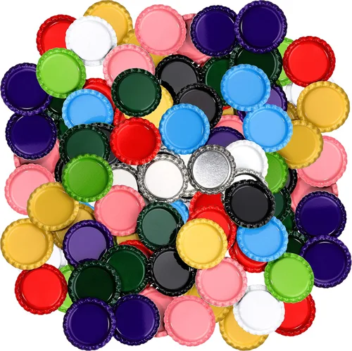 Miniatura 15 de RUTICH 100 calcomanías planas decorativas para botellas, calcomanías de doble cara impresas para lazos para el cabello, colgantes de bricolaje