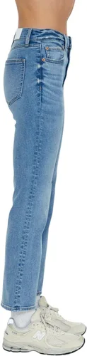 Miniatura 2 de Pantalones de mezclilla recortados Lennon de tiro alto para mujer