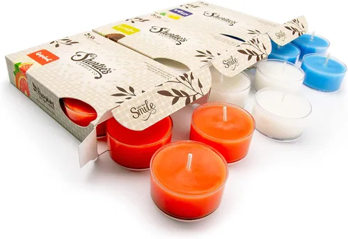 Miniatura 13 de Velas navideñas de alta calidad, paquete de 3 (18 velas de té altamente perfumadas) – Dicken's Navidad, árbol de Navidad, Nochebuena – Hecho