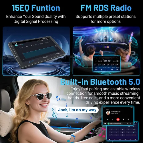 Miniatura 4 de [4Core 64GB ROM] Radio de coche para Ford F150 2004-2008: 7 '' HD pantalla táctil estéreo con Carplay inalámbrico Android GPS Bluetooth 5G WiFi FM
