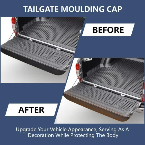Miniatura 7 de PIT66 Tapa de moldeo para portón trasero, compatible con Ford Explorer Sport Trac 2007-2010, 7A2Z7840602BA, cubierta protectora superior para portón