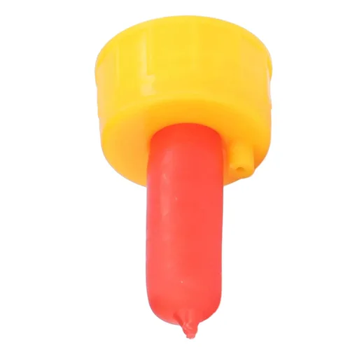 Miniatura 9 de 10 pezones, pezones de goma suave a prueba de fugas de leche de animales pequeños con válvulas de aleteo, botella de rosca, pezones de silicona
