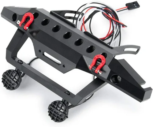 Miniatura 4 de Juego de parachoques delantero de metal para TRX-4 Axial SCX10 II 90046 RC Crawler