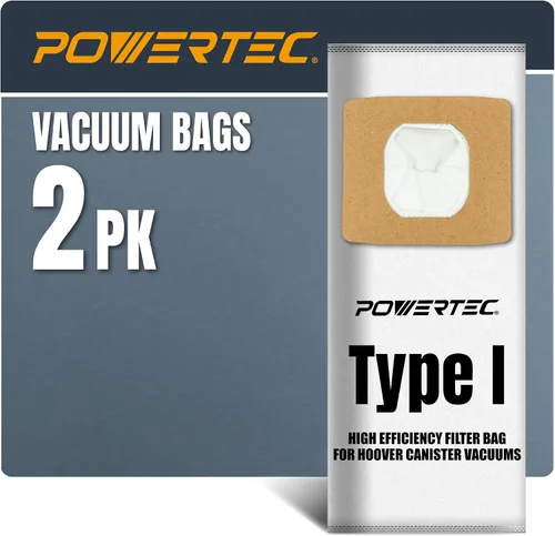 Miniatura 7 de POWERTEC Bolsas de vacío tipo Y, paquete de 10 para aspiradoras verticales Hoover Style Y, Z, YZ WindTunnel, bolsas de polvo de repuesto