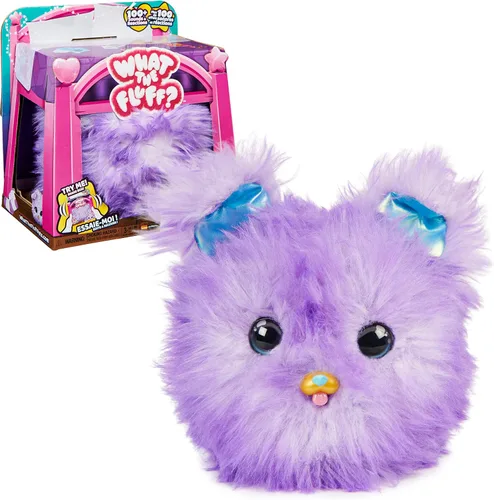 Miniatura 10 de WHAT THE FLUFF?, Purr 'n Fluff, juguete interactivo sorpresa con más de 100 sonidos y reacciones, juguetes para niños para niñas de 5 años