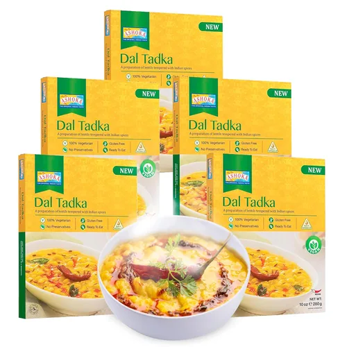 Miniatura 41 de Ashoka Comidas indias tradicionales 1932, curry de verduras mixtas veganas, platos principales listos para comer para microondas, Shahi Navratan