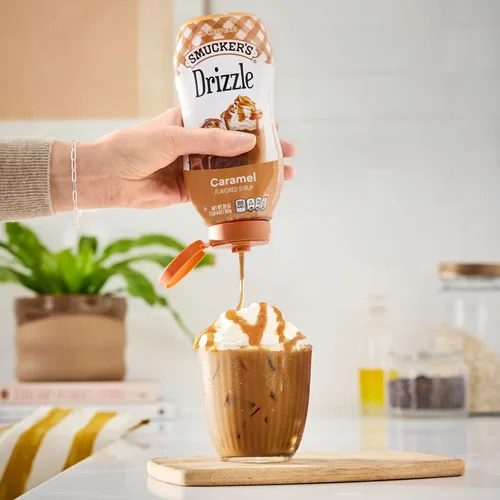 Miniatura 7 de Smucker's Drizzle - Jarabe con sabor a caramelo, 20 onzas, botellas exprimibles (paquete de 12)