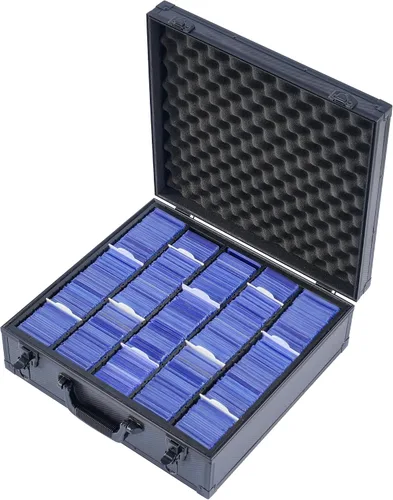Miniatura 9 de D DACCKIT Top Loaders - Caja de almacenamiento – Estuche rígido para 3 x 4 pulgadas, 35 puntos para tarjetas comerciales y tarjetas deportivas