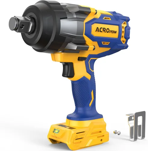 Miniatura 8 de ACROPOW - Llave de impacto inalámbrica compatible con batería DEWALT 20V MAX, 1/2 pulgada, pistola de impacto de alto par sin escobillas de 665