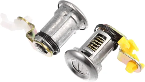 Miniatura 3 de X AUTOHAUX 1 par de juego de cerraduras de puerta izquierda y derecha con llave para Nissan Pickup 1984-1998, cilindro