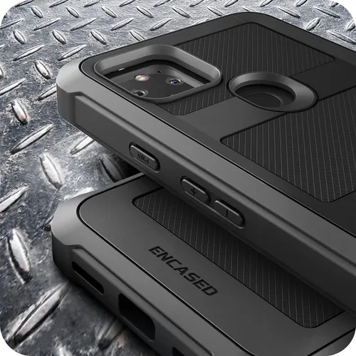 Miniatura 6 de Encased Falcon Armor - Funda diseñada para Pixel 5a 5G con clip para cinturón, funda protectora de cuerpo completo con funda (Google Pixel 5a)