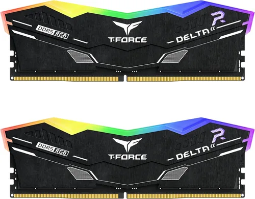 TEAMGROUP T-Force Delta Alpha RGB DDR5 Ram 32 GB Kit (2 x 16 GB) 6000 MHz (PC5-48000) CL38 Intel XMP 3.0 y AMD Expo Módulo de memoria de escritorio