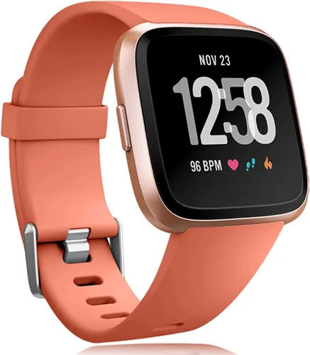 Miniatura 8 de Wepro Correa compatible con correas Fitbit Versa 2 para mujeres y hombres, correa suave compatible con bandas Fitbit Versa, correa deportiva Beige