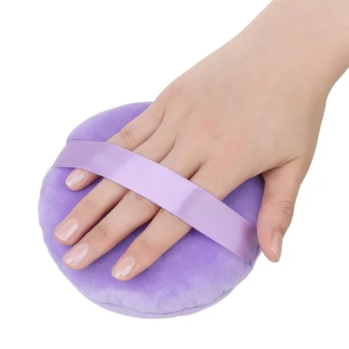 Miniatura 8 de Esponja corporal de gran tamaño, 5 pulgadas, ultra suave, lavable, redonda, aplicador de esponja de maquillaje para limpieza facial, maquillaje