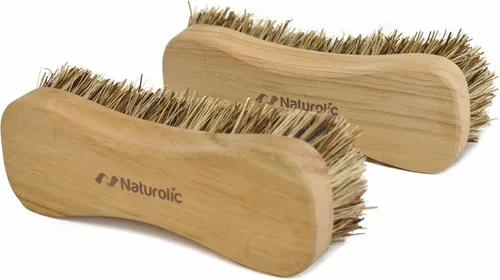 Miniatura 3 de Juego de cepillos de madera totalmente natural Mango de madera Cepillo de cerdas Palmyra para limpieza Productos de limpieza ecológicos