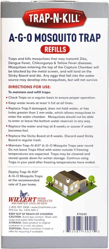 Miniatura 4 de Springstar TK74021 AGO - Tableros de repuesto adhesivos para mosquitos, paquete de 2