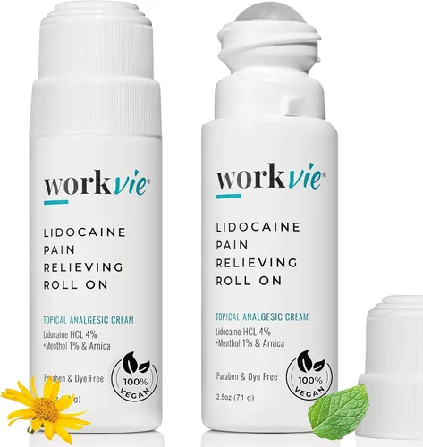 Miniatura 8 de Lidocaine Roll On - Crema para aliviar el dolor (1), segura para pieles sensibles, loción de máxima fuerza, para dolores nerviosos, rodillas