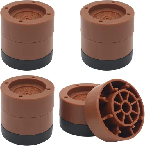 Miniatura 19 de 4 juegos de elevadores redondos negros para muebles, elevadores de cama resistentes, altura de 1 pulgada, 2 pulgadas, 3 pulgadas, elevadores de cama