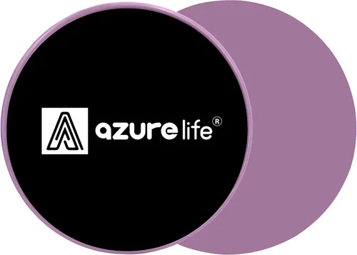 Miniatura 8 de A Azurelife Deslizadores de ejercicio para el núcleo, discos deslizantes de doble cara para uso en alfombras o suelos de madera, ligeros y Azul