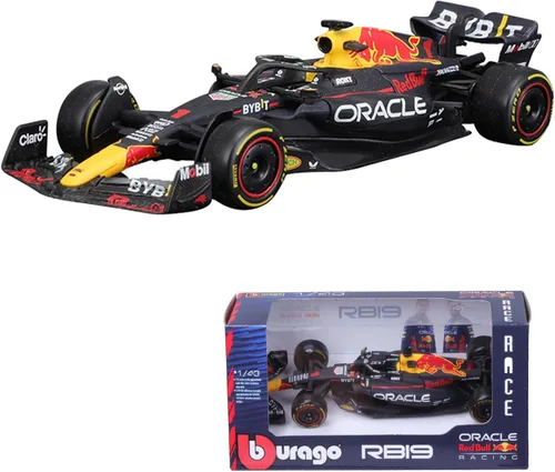 1:43 2023 F1 RB19 No. #1 Max Verstappen F1 No. #11 Sergio Pérez Formula Racing Aleación Coche Diecast Modelo (RB19 No.#1)