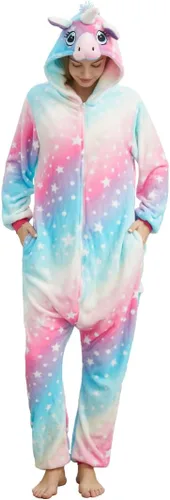 Miniatura 3 de NewCute Pijama unisex de una pieza de unicornio para adultos, disfraz de Halloween