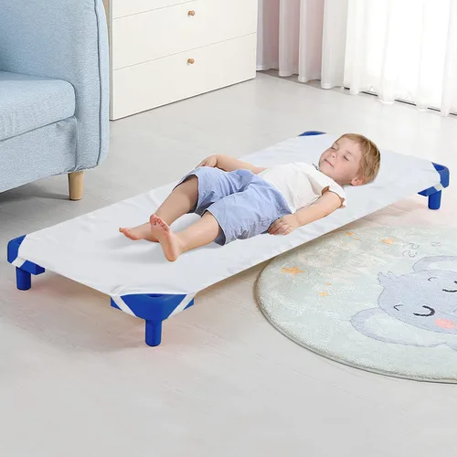 Miniatura 10 de 2 piezas de sábanas tamaño cuna para guardería, 23 x 40 pulgadas, sábana de cuna para niños, azul marino, sábana de siesta de microfibra