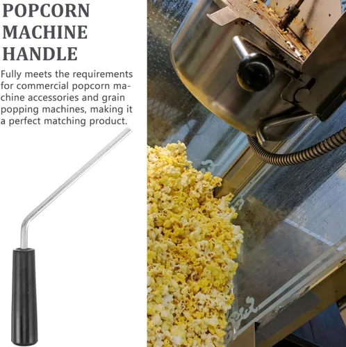 Miniatura 9 de PRETYZOOM Accesorios de mango de olla para máquinas comerciales de palomitas de maíz piezas de repuesto con mango de hervidor de agua, tapa superior