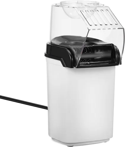 BESPORTBLE Máquina eléctrica de palomitas de maíz de aire caliente para fiesta en casa, máquina de palomitas de maíz saludable con taza medidora,