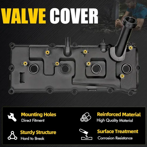 Miniatura 5 de Juego de tapas de válvula compatible con Nissan Armada Pathfinder Titan NV2500 NV3500 Infiniti QX56 5.6L 2007-2017 Reemplazar 13264ZE01A 132647S000