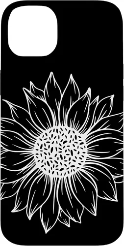 Miniatura 15 de iPhone 16 Cute and Beautiful White Flower of Sunflower Case