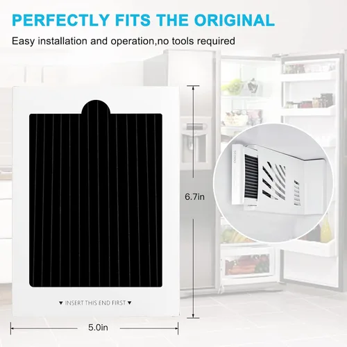 Miniatura 2 de SEISSO Repuesto de filtro de aire para refrigerador activado con carbón, compatible con Frigidaire Pure Air Ultra y Electrolux EAFCBF, PAULTRA