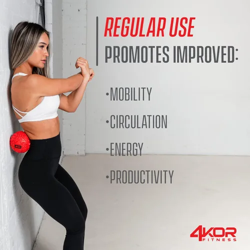 Miniatura 6 de Bolas de masaje 4KOR para terapia de punto de activación - Bola de liberación miofascial - Alivio muscular para espalda, cuello, hombro, dolor