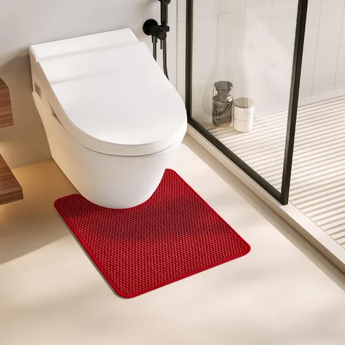 Miniatura 41 de TYUU Alfombras de Baño Antideslizantes Lavables, Tapete de Baño Súper Absorbente Delgado de Pila Baja para Secar Rápido, Alfombra de Baño Pequeña