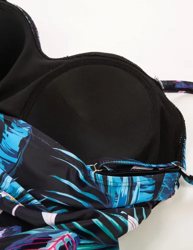 Miniatura 6 de Traje de baño Halter para mujer de dos piezas con pantalones cortos