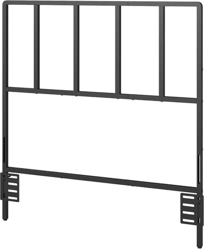 MAHANCRIS Cabecera de Cama Tamaño Individual, Cabeceras de Metal con Adaptadores Universales, Altura Ajustable, Cabecera Moderna Tamaño Individual