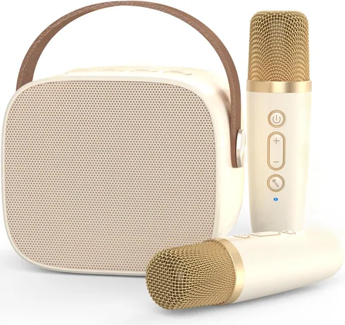Miniatura 10 de Mini máquina de karaoke, juguetes divertidos, regalos de cumpleaños de Navidad para niños de 4 a 12 años, niñas, niños, adultos, juguetes