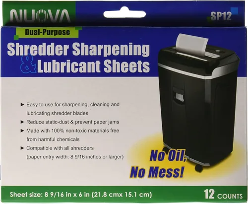 Miniatura 5 de Nuova SP12T - Trituradora de papel y hojas lubricantes, 12