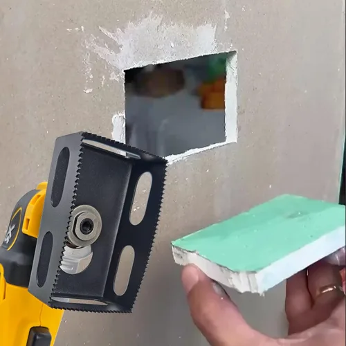 Miniatura 8 de 1 pieza de cortador de ranura rectangular mejorado, compatible con herramientas multifuncionales oscilantes Dewalt 20V y Milwaukee M18, cortador