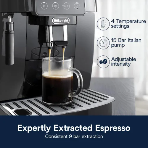 Miniatura 4 de De'Longhi Magnifica Evo - Máquina Automática de Espresso y Café con Espumador de Leche Manual, Molinillo Integrado y Función de Limpieza Automática