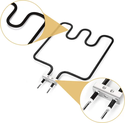 Miniatura 7 de WADEO Elemento calefactor de 1500 vatios compatible con ahumador eléctrico Masterbuilt y parrilla, controlador de cable de termostato ajustable