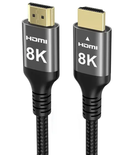 Miniatura 9 de Ubluker Cable HDMI de 10K 8K 4K 4K 48Gbps 1.5 pies, cable HDMI de ultra alta velocidad certificado 4K 240Hz 144Hz 120Hz 8K60Hz 0.01ms HDR10+ eARC