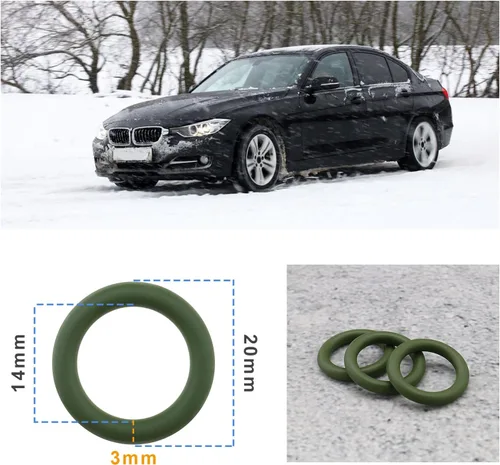 Miniatura 3 de 5 piezas de repuesto para tubo guía de aceite 11437794698 compatible con BMW Serie 1 Serie 3 Serie X3 Z4 E87 E46 E90 E83 E85 Junta de sello de junta